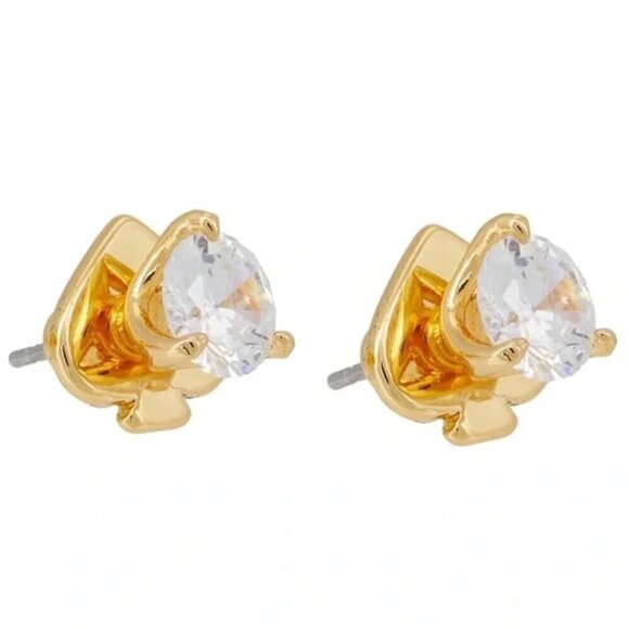 KATE SPADE • Brilliant Statement Crystal Clear Earrings - Picture 3 of 5